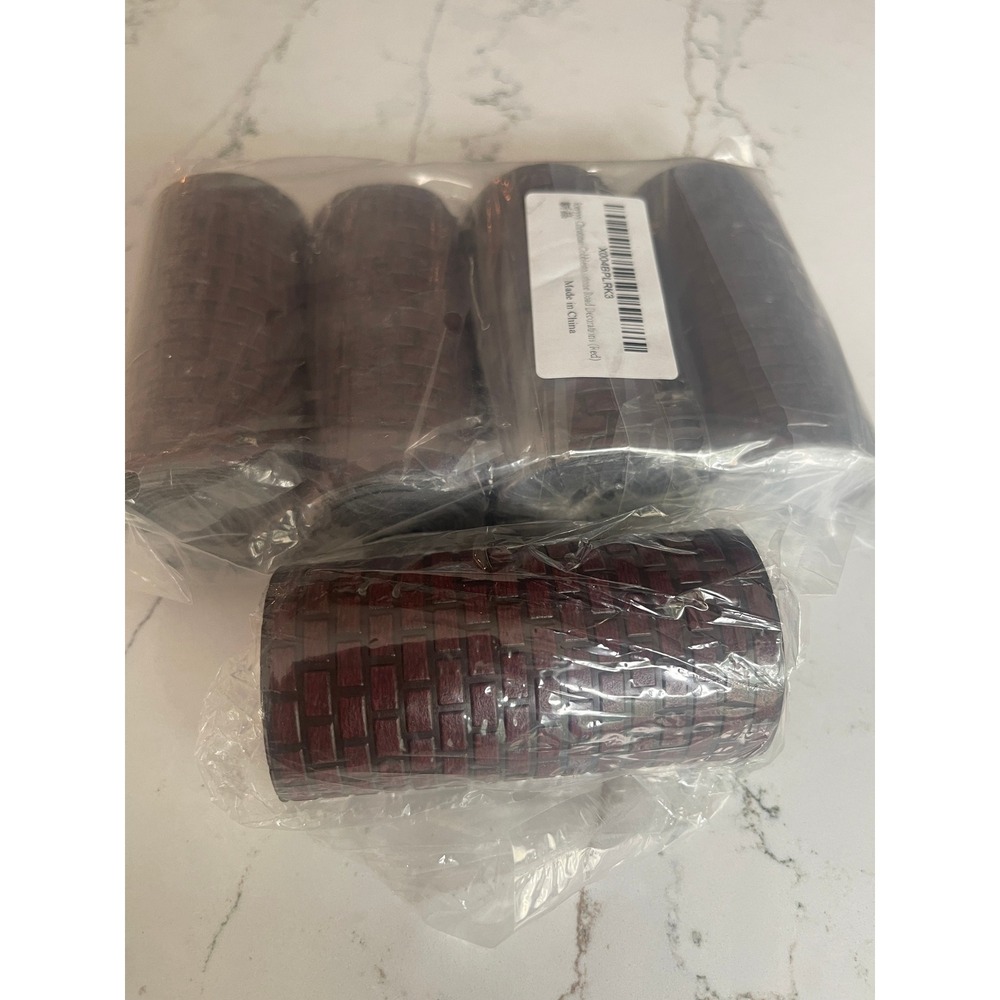 5 Rolls Iceyyyy RED BRICK ROAD Miniature Village Wargaming Felt Backed Decor